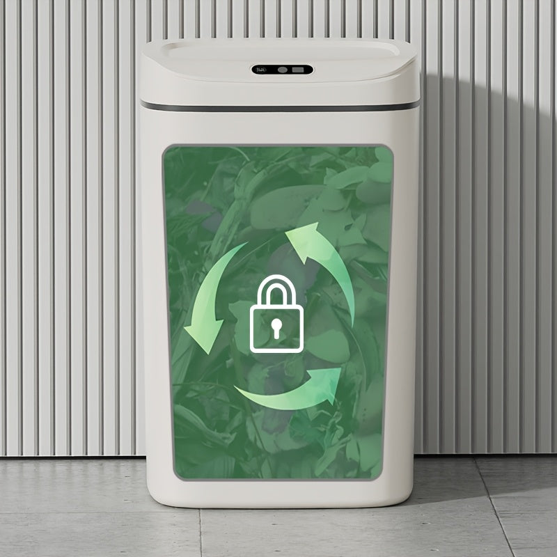 Touchless Odor-Blocking Trash Bin for Home Office Bathroom