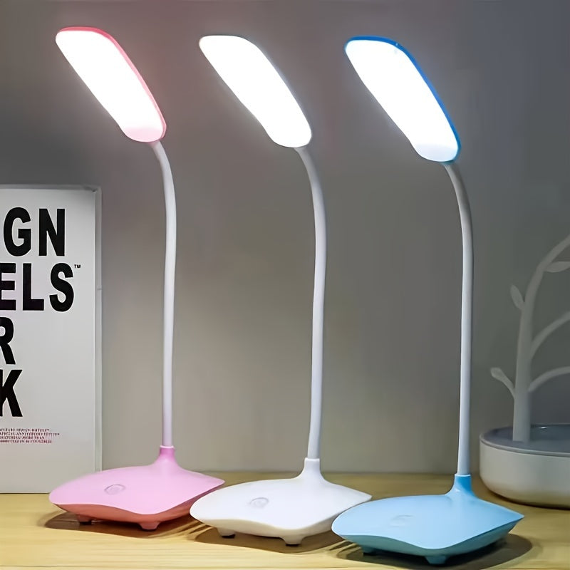 1Pc LED Desk Lamp Touch Dimming Eye Caring Reading Light