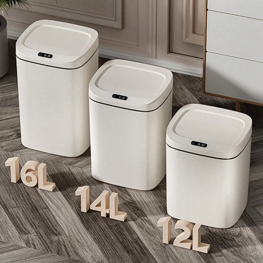Touchless Odor-Blocking Trash Bin for Home Office Bathroom